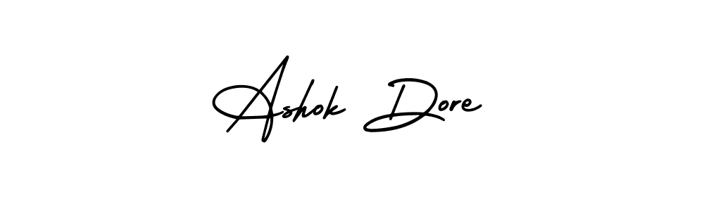 How to Draw Ashok Dore signature style? AmerikaSignatureDemo-Regular is a latest design signature styles for name Ashok Dore. Ashok Dore signature style 3 images and pictures png