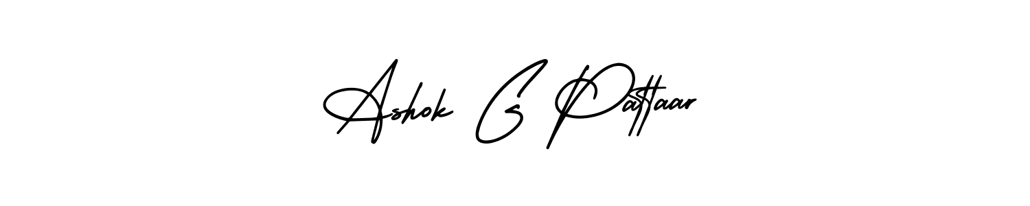 Ashok G Pattaar stylish signature style. Best Handwritten Sign (AmerikaSignatureDemo-Regular) for my name. Handwritten Signature Collection Ideas for my name Ashok G Pattaar. Ashok G Pattaar signature style 3 images and pictures png