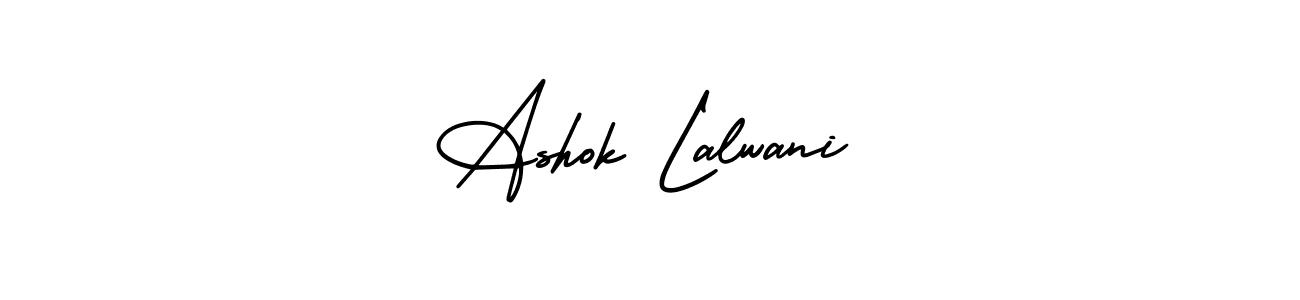 if you are searching for the best signature style for your name Ashok Lalwani. so please give up your signature search. here we have designed multiple signature styles  using AmerikaSignatureDemo-Regular. Ashok Lalwani signature style 3 images and pictures png