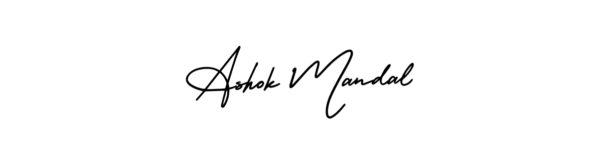 How to Draw Ashok Mandal signature style? AmerikaSignatureDemo-Regular is a latest design signature styles for name Ashok Mandal. Ashok Mandal signature style 3 images and pictures png