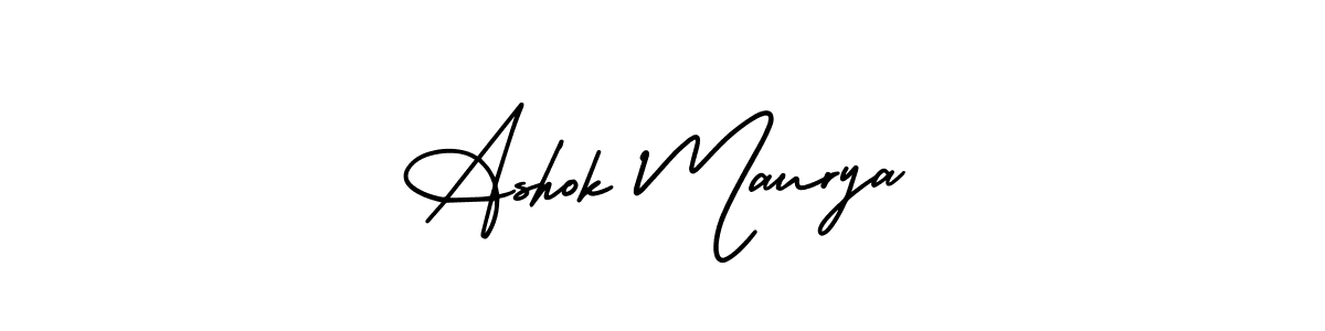 How to make Ashok Maurya signature? AmerikaSignatureDemo-Regular is a professional autograph style. Create handwritten signature for Ashok Maurya name. Ashok Maurya signature style 3 images and pictures png