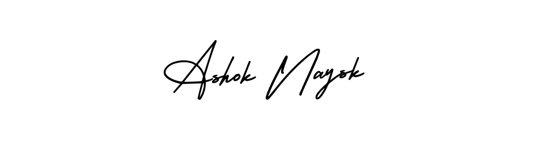 Ashok Naysk stylish signature style. Best Handwritten Sign (AmerikaSignatureDemo-Regular) for my name. Handwritten Signature Collection Ideas for my name Ashok Naysk. Ashok Naysk signature style 3 images and pictures png