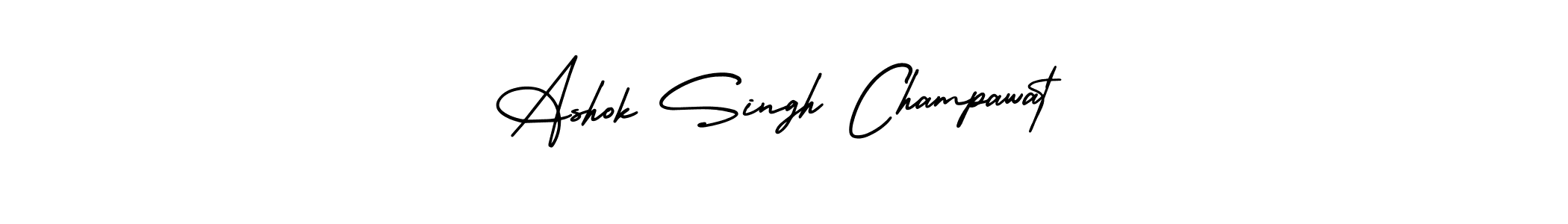 Also You can easily find your signature by using the search form. We will create Ashok Singh Champawat name handwritten signature images for you free of cost using AmerikaSignatureDemo-Regular sign style. Ashok Singh Champawat signature style 3 images and pictures png