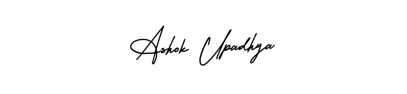 Use a signature maker to create a handwritten signature online. With this signature software, you can design (AmerikaSignatureDemo-Regular) your own signature for name Ashok Upadhya. Ashok Upadhya signature style 3 images and pictures png