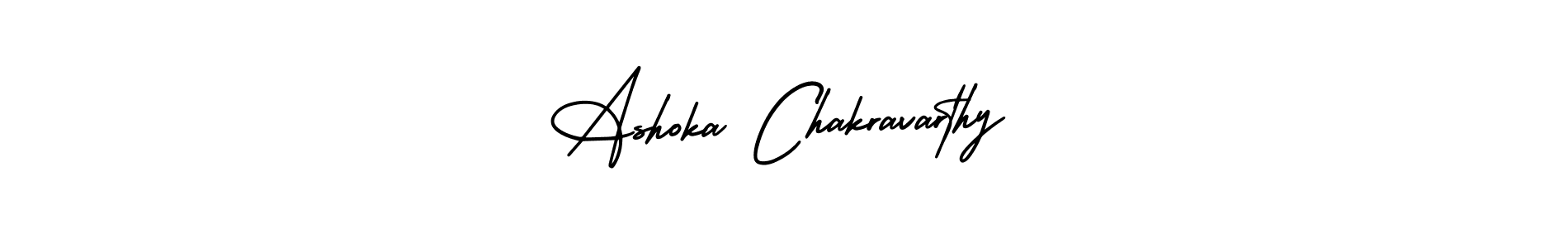 Design your own signature with our free online signature maker. With this signature software, you can create a handwritten (AmerikaSignatureDemo-Regular) signature for name Ashoka Chakravarthy. Ashoka Chakravarthy signature style 3 images and pictures png