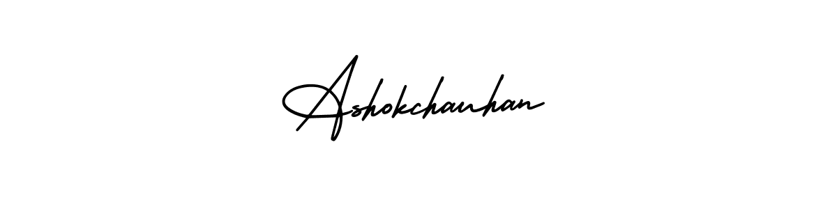 Create a beautiful signature design for name Ashokchauhan. With this signature (AmerikaSignatureDemo-Regular) fonts, you can make a handwritten signature for free. Ashokchauhan signature style 3 images and pictures png