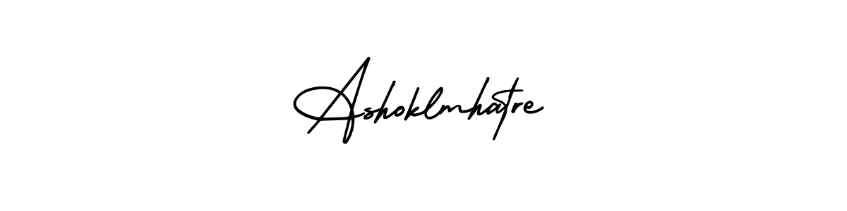 Create a beautiful signature design for name Ashoklmhatre. With this signature (AmerikaSignatureDemo-Regular) fonts, you can make a handwritten signature for free. Ashoklmhatre signature style 3 images and pictures png