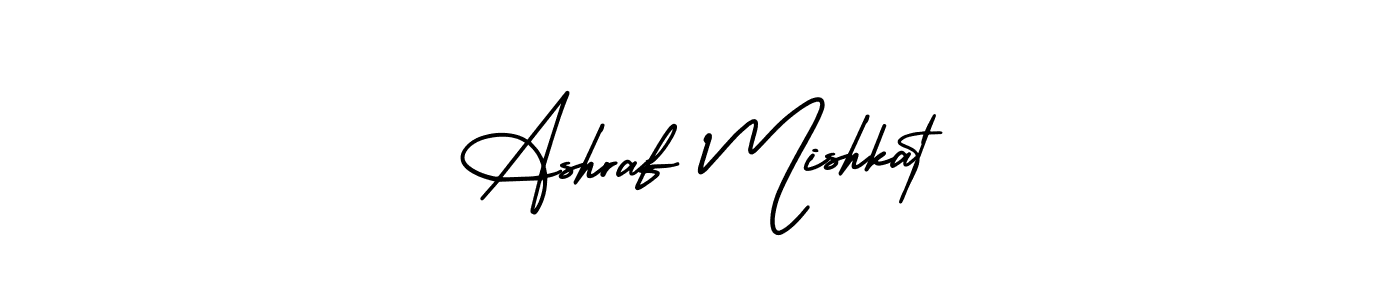 AmerikaSignatureDemo-Regular is a professional signature style that is perfect for those who want to add a touch of class to their signature. It is also a great choice for those who want to make their signature more unique. Get Ashraf Mishkat name to fancy signature for free. Ashraf Mishkat signature style 3 images and pictures png