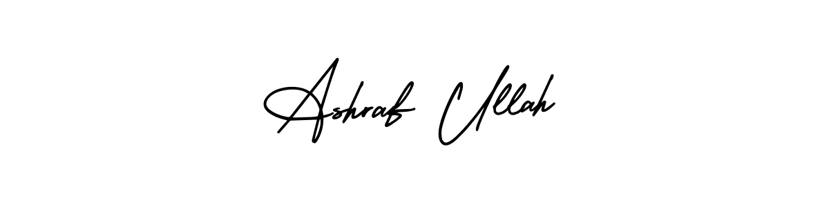 How to Draw Ashraf Ullah signature style? AmerikaSignatureDemo-Regular is a latest design signature styles for name Ashraf Ullah. Ashraf Ullah signature style 3 images and pictures png