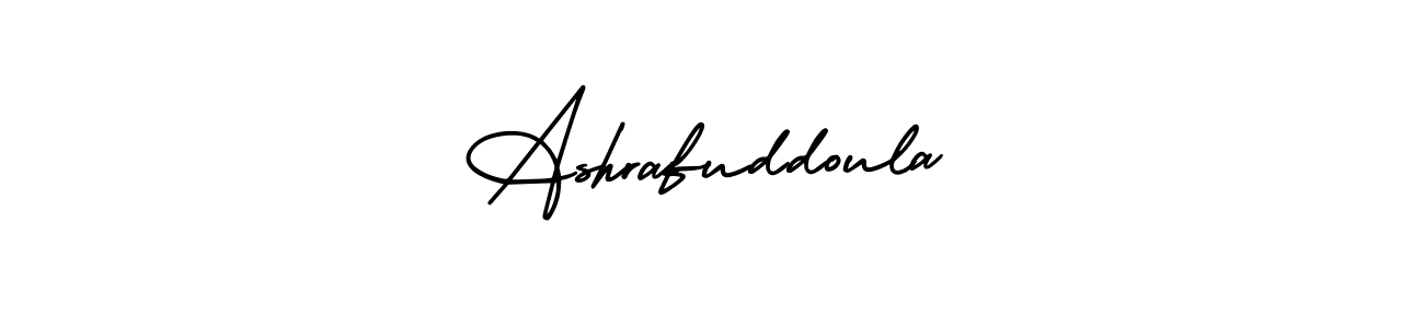 Make a beautiful signature design for name Ashrafuddoula. With this signature (AmerikaSignatureDemo-Regular) style, you can create a handwritten signature for free. Ashrafuddoula signature style 3 images and pictures png