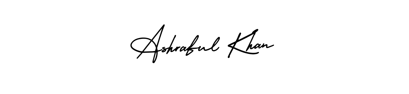 Similarly AmerikaSignatureDemo-Regular is the best handwritten signature design. Signature creator online .You can use it as an online autograph creator for name Ashraful Khan. Ashraful Khan signature style 3 images and pictures png