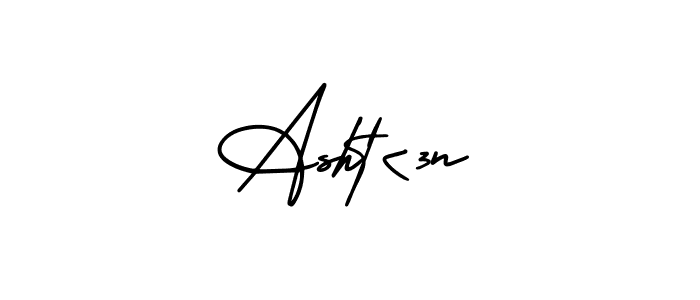 Use a signature maker to create a handwritten signature online. With this signature software, you can design (AmerikaSignatureDemo-Regular) your own signature for name Asht<3n. Asht<3n signature style 3 images and pictures png