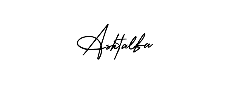 It looks lik you need a new signature style for name Ashtalfa. Design unique handwritten (AmerikaSignatureDemo-Regular) signature with our free signature maker in just a few clicks. Ashtalfa signature style 3 images and pictures png
