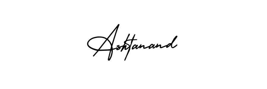 Design your own signature with our free online signature maker. With this signature software, you can create a handwritten (AmerikaSignatureDemo-Regular) signature for name Ashtanand. Ashtanand signature style 3 images and pictures png