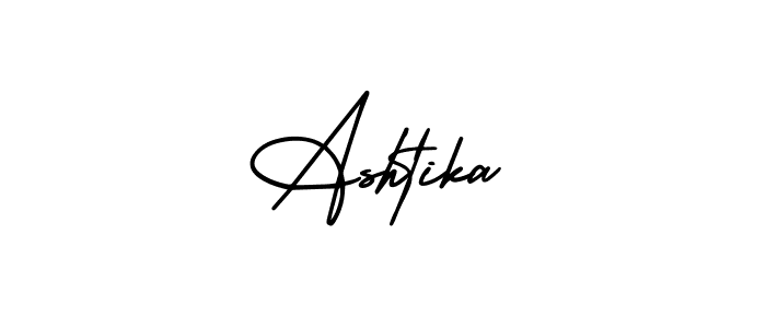 How to make Ashtika signature? AmerikaSignatureDemo-Regular is a professional autograph style. Create handwritten signature for Ashtika name. Ashtika signature style 3 images and pictures png