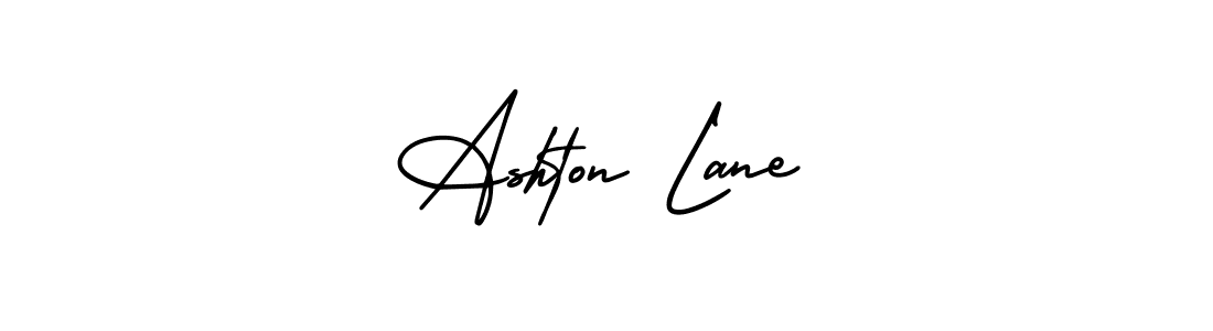 It looks lik you need a new signature style for name Ashton Lane. Design unique handwritten (AmerikaSignatureDemo-Regular) signature with our free signature maker in just a few clicks. Ashton Lane signature style 3 images and pictures png