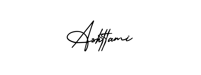 if you are searching for the best signature style for your name Ashttami. so please give up your signature search. here we have designed multiple signature styles  using AmerikaSignatureDemo-Regular. Ashttami signature style 3 images and pictures png