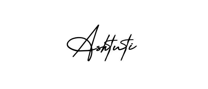 It looks lik you need a new signature style for name Ashtuti. Design unique handwritten (AmerikaSignatureDemo-Regular) signature with our free signature maker in just a few clicks. Ashtuti signature style 3 images and pictures png