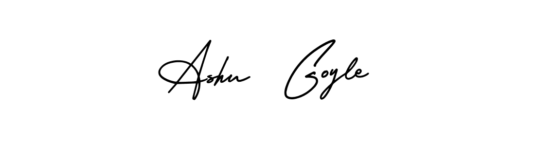 Design your own signature with our free online signature maker. With this signature software, you can create a handwritten (AmerikaSignatureDemo-Regular) signature for name Ashu  Goyle. Ashu  Goyle signature style 3 images and pictures png