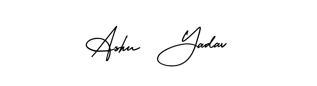 Also we have Ashu  Yadav name is the best signature style. Create professional handwritten signature collection using AmerikaSignatureDemo-Regular autograph style. Ashu  Yadav signature style 3 images and pictures png