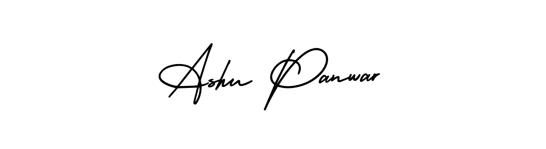 Best and Professional Signature Style for Ashu Panwar. AmerikaSignatureDemo-Regular Best Signature Style Collection. Ashu Panwar signature style 3 images and pictures png