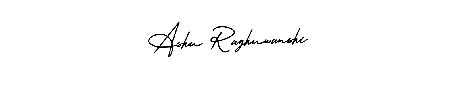 Ashu Raghuwanshi stylish signature style. Best Handwritten Sign (AmerikaSignatureDemo-Regular) for my name. Handwritten Signature Collection Ideas for my name Ashu Raghuwanshi. Ashu Raghuwanshi signature style 3 images and pictures png