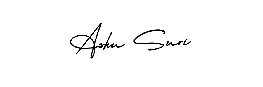 Make a beautiful signature design for name Ashu Suri. Use this online signature maker to create a handwritten signature for free. Ashu Suri signature style 3 images and pictures png