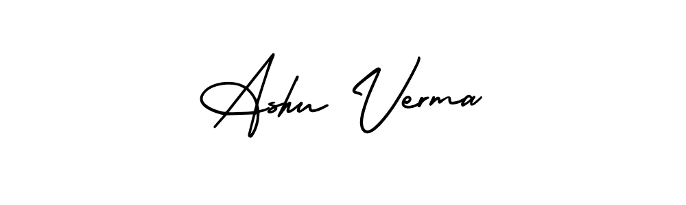 AmerikaSignatureDemo-Regular is a professional signature style that is perfect for those who want to add a touch of class to their signature. It is also a great choice for those who want to make their signature more unique. Get Ashu Verma name to fancy signature for free. Ashu Verma signature style 3 images and pictures png