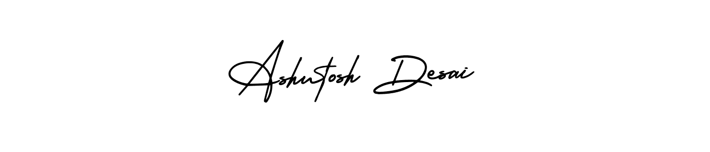 Design your own signature with our free online signature maker. With this signature software, you can create a handwritten (AmerikaSignatureDemo-Regular) signature for name Ashutosh Desai. Ashutosh Desai signature style 3 images and pictures png