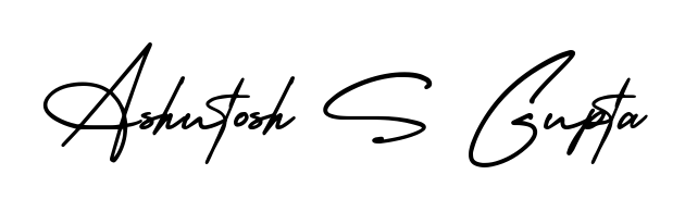 Discover the perfect balance of readability and style for Ashutosh S Gupta with AmerikaSignatureDemo-Regular font. Create your dream signature today. Ashutosh S Gupta signature style 3 images and pictures png