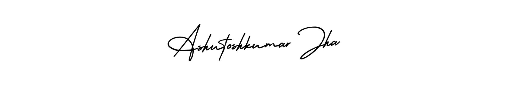 How to make Ashutoshkumar Jha signature? AmerikaSignatureDemo-Regular is a professional autograph style. Create handwritten signature for Ashutoshkumar Jha name. Ashutoshkumar Jha signature style 3 images and pictures png