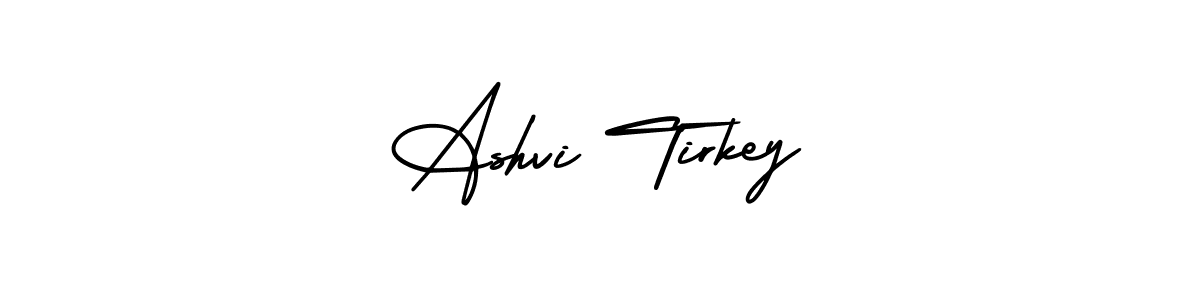Make a beautiful signature design for name Ashvi Tirkey. With this signature (AmerikaSignatureDemo-Regular) style, you can create a handwritten signature for free. Ashvi Tirkey signature style 3 images and pictures png