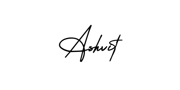 Make a beautiful signature design for name Ashvit. With this signature (AmerikaSignatureDemo-Regular) style, you can create a handwritten signature for free. Ashvit signature style 3 images and pictures png