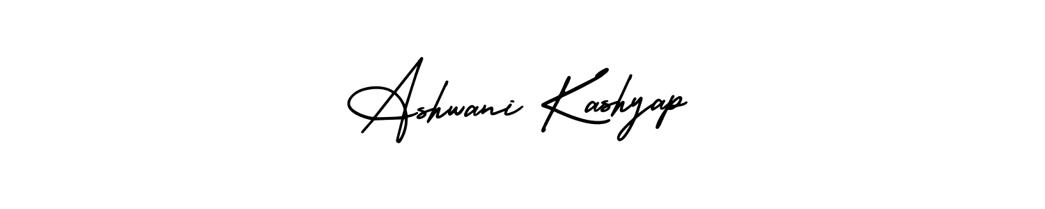 Create a beautiful signature design for name Ashwani Kashyap. With this signature (AmerikaSignatureDemo-Regular) fonts, you can make a handwritten signature for free. Ashwani Kashyap signature style 3 images and pictures png