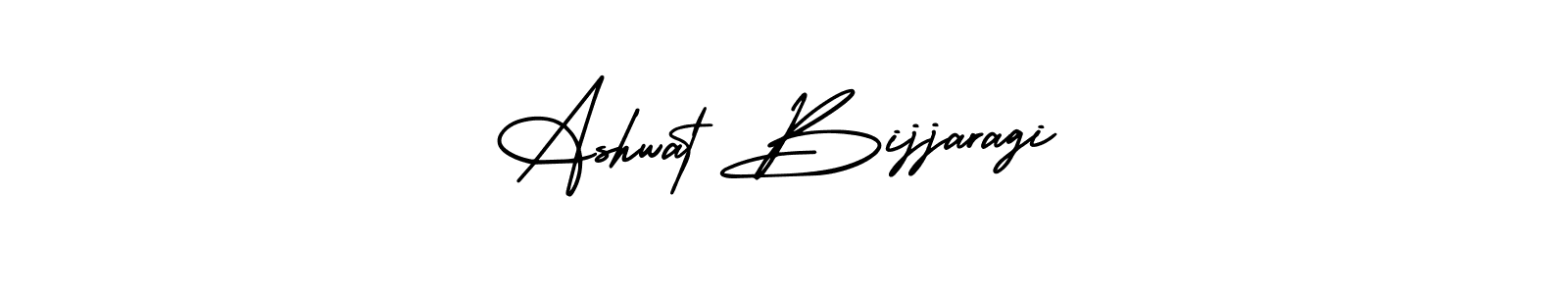 Design your own signature with our free online signature maker. With this signature software, you can create a handwritten (AmerikaSignatureDemo-Regular) signature for name Ashwat Bijjaragi. Ashwat Bijjaragi signature style 3 images and pictures png