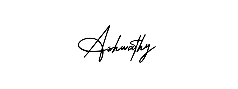 Create a beautiful signature design for name Ashwathy. With this signature (AmerikaSignatureDemo-Regular) fonts, you can make a handwritten signature for free. Ashwathy signature style 3 images and pictures png