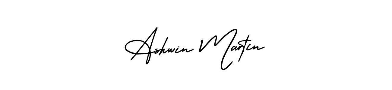 Design your own signature with our free online signature maker. With this signature software, you can create a handwritten (AmerikaSignatureDemo-Regular) signature for name Ashwin Martin. Ashwin Martin signature style 3 images and pictures png