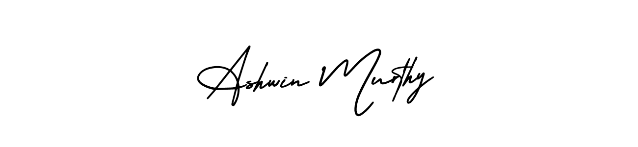 How to make Ashwin Murthy name signature. Use AmerikaSignatureDemo-Regular style for creating short signs online. This is the latest handwritten sign. Ashwin Murthy signature style 3 images and pictures png