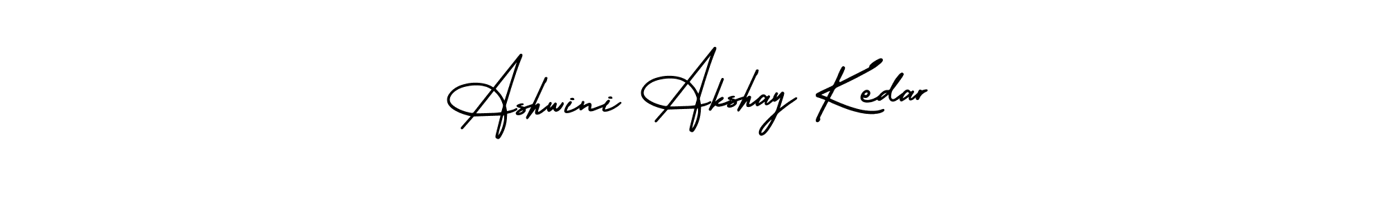 How to make Ashwini Akshay Kedar signature? AmerikaSignatureDemo-Regular is a professional autograph style. Create handwritten signature for Ashwini Akshay Kedar name. Ashwini Akshay Kedar signature style 3 images and pictures png