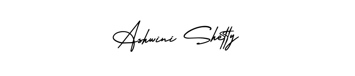 Make a beautiful signature design for name Ashwini Shetty. With this signature (AmerikaSignatureDemo-Regular) style, you can create a handwritten signature for free. Ashwini Shetty signature style 3 images and pictures png