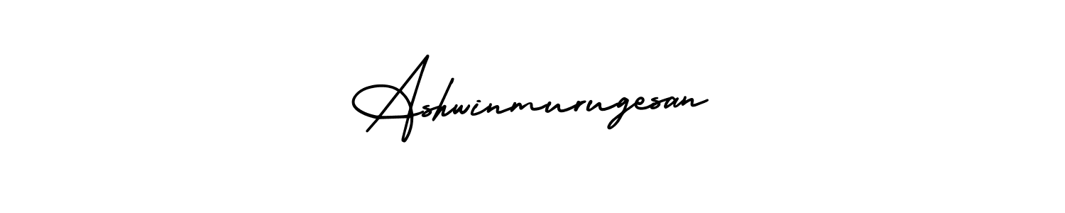 Make a beautiful signature design for name Ashwinmurugesan. With this signature (AmerikaSignatureDemo-Regular) style, you can create a handwritten signature for free. Ashwinmurugesan signature style 3 images and pictures png