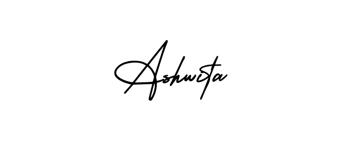 Ashwita stylish signature style. Best Handwritten Sign (AmerikaSignatureDemo-Regular) for my name. Handwritten Signature Collection Ideas for my name Ashwita. Ashwita signature style 3 images and pictures png