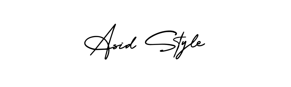 You can use this online signature creator to create a handwritten signature for the name Asid Style. This is the best online autograph maker. Asid Style signature style 3 images and pictures png
