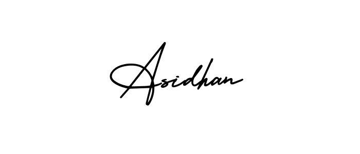 Use a signature maker to create a handwritten signature online. With this signature software, you can design (AmerikaSignatureDemo-Regular) your own signature for name Asidhan. Asidhan signature style 3 images and pictures png