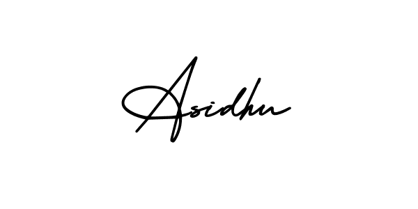 Make a beautiful signature design for name Asidhu. Use this online signature maker to create a handwritten signature for free. Asidhu signature style 3 images and pictures png