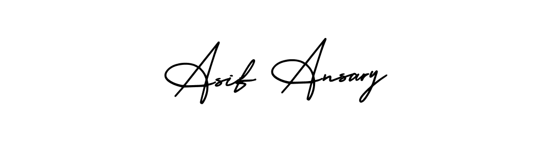 Asif Ansary stylish signature style. Best Handwritten Sign (AmerikaSignatureDemo-Regular) for my name. Handwritten Signature Collection Ideas for my name Asif Ansary. Asif Ansary signature style 3 images and pictures png