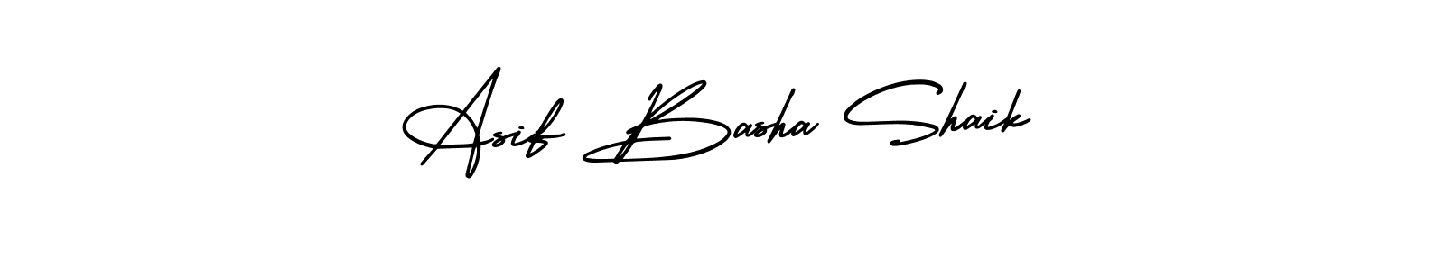 You should practise on your own different ways (AmerikaSignatureDemo-Regular) to write your name (Asif Basha Shaik) in signature. don't let someone else do it for you. Asif Basha Shaik signature style 3 images and pictures png