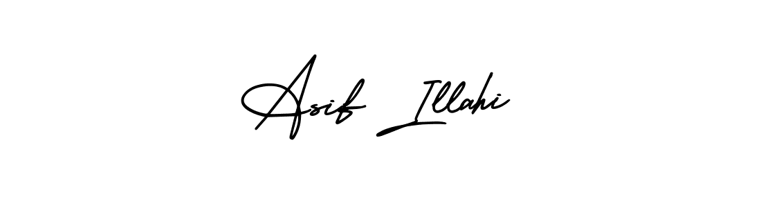 This is the best signature style for the Asif Illahi name. Also you like these signature font (AmerikaSignatureDemo-Regular). Mix name signature. Asif Illahi signature style 3 images and pictures png