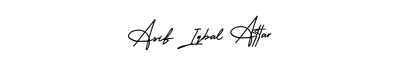 Design your own signature with our free online signature maker. With this signature software, you can create a handwritten (AmerikaSignatureDemo-Regular) signature for name Asif Iqbal Attar. Asif Iqbal Attar signature style 3 images and pictures png