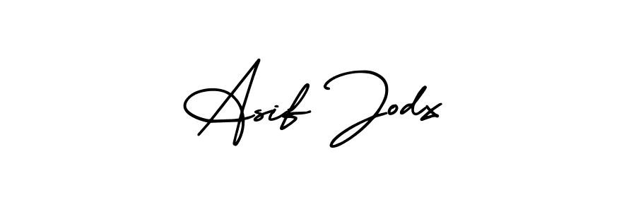 Design your own signature with our free online signature maker. With this signature software, you can create a handwritten (AmerikaSignatureDemo-Regular) signature for name Asif Jodx. Asif Jodx signature style 3 images and pictures png